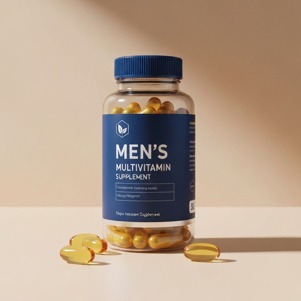 Daily wellness support supplement for men